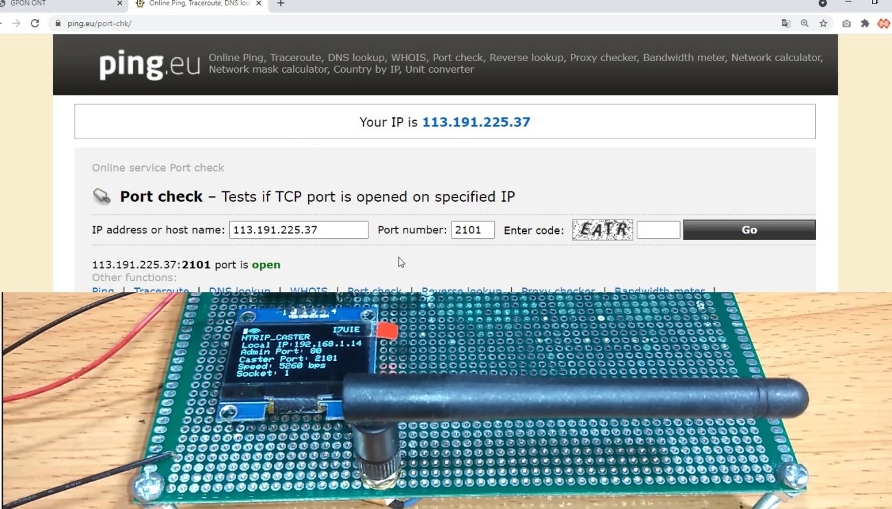 FULL Size -  ESPRTK NTRIP CASTER SEVER ESP32 F9P PX1122R UBLOX SKYTRAQ NAVSPARK TRIMBLE TOPCON HEMISPHERE