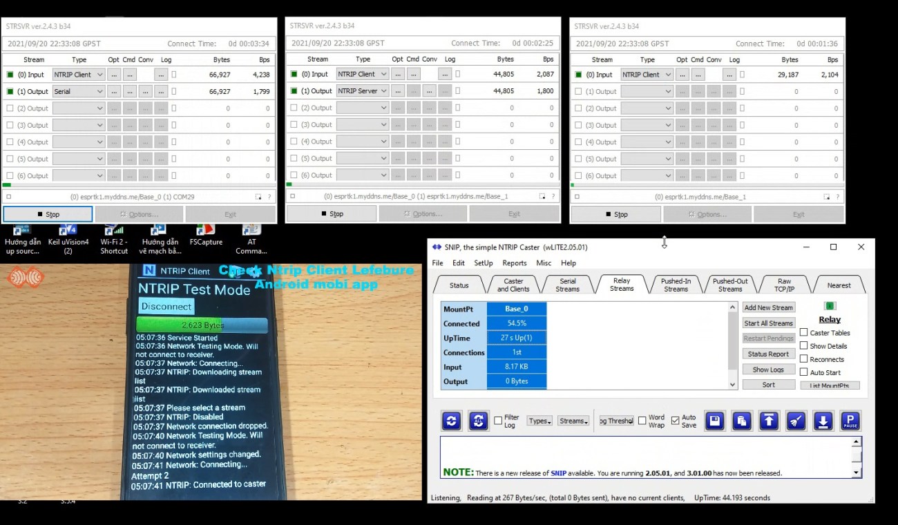 FULL Size -  ESPRTK NTRIP CASTER SEVER ESP32 F9P PX1122R UBLOX SKYTRAQ NAVSPARK TRIMBLE TOPCON HEMISPHERE