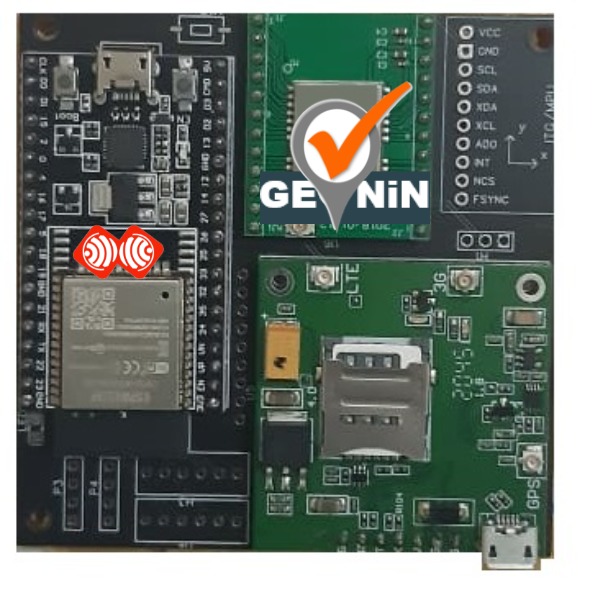 FULL Size -  GEONiN ESPrtk MQTT NTRIP Radio LoRa Bluetooth F9P M8P F9P Ublox Navspark Ethernet ENC28J60 WW5500 MPU9250 IMU SD Card SARA 2G 3G 4G Cellular